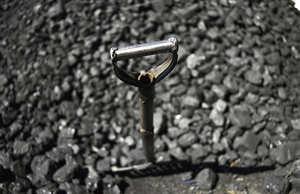 Coal and shovel, Newcastle, South Africa, 2006